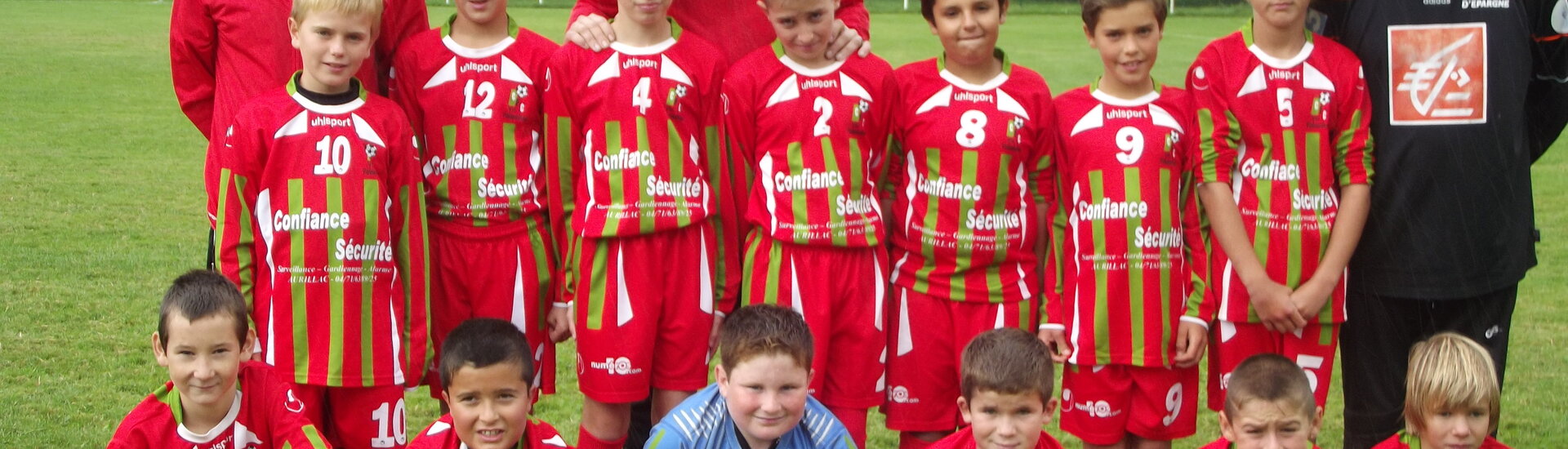 Équipe Football Club Cère FC Cantal Enfants 12 ans